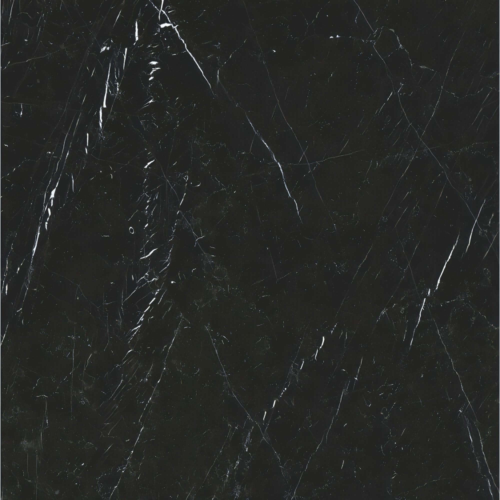 Nero Marquina Marble 18" X 18" Tile