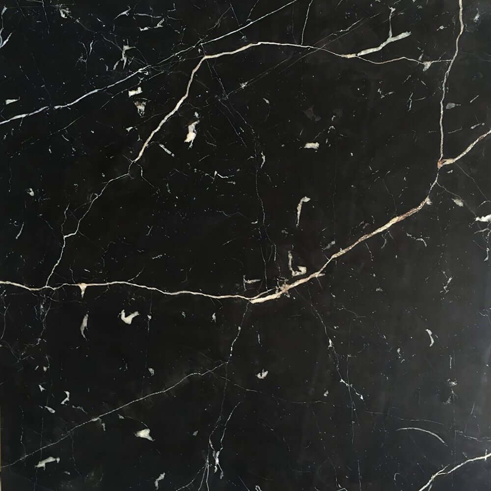 Nero Marquina Marble Honed 24" X 24"