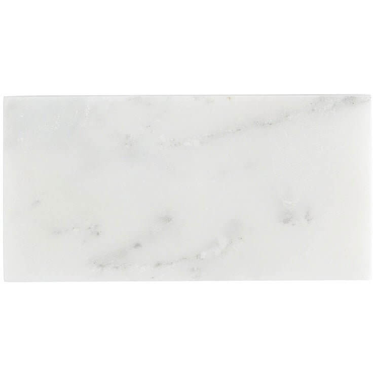 Oriental White 3x6 Marble Subway Tile