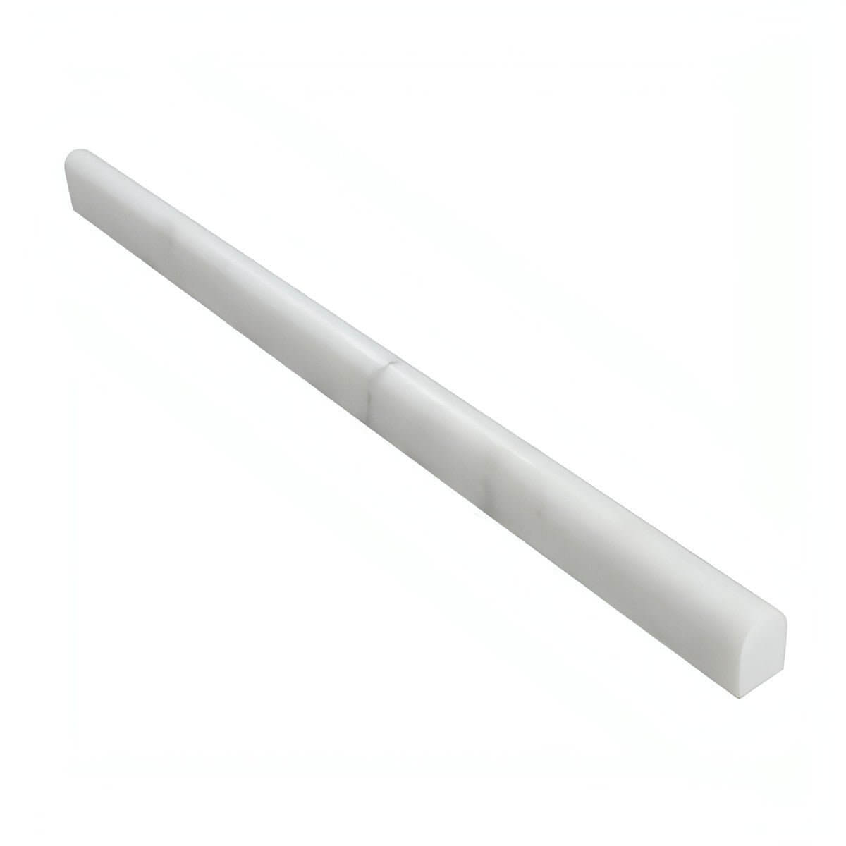 Oriental White / Asian Statuary Marble 1/2 X 12 Pencil Liner