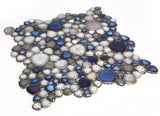Poseidon Atlas 11.50 x 11.50 Pebble Mosaic Tile - Pool Rated