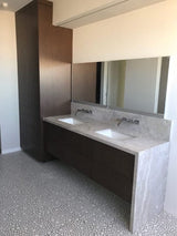 Poseidon Fancy White 11.5 x 11.5 Pebble Mosaic Tile - Pool Rated