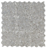 Poseidon Grey 11.5 x 11.5 Pebble Mosaic Tile - Pool Rated