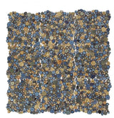 Poseidon Olive 11.50 x 11.50 Pebble Mosaic Tile - Pool Rated