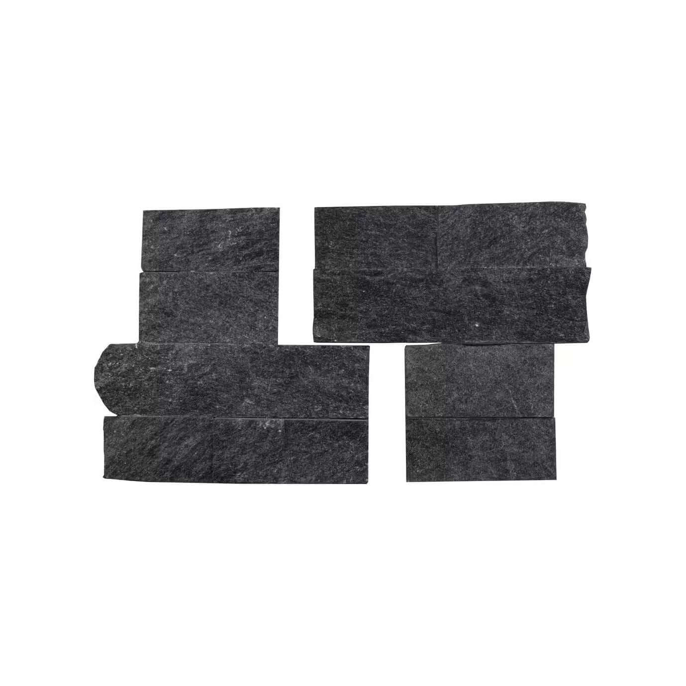 Premium Black Slate Ledger Corner 6” x 12” x 6”