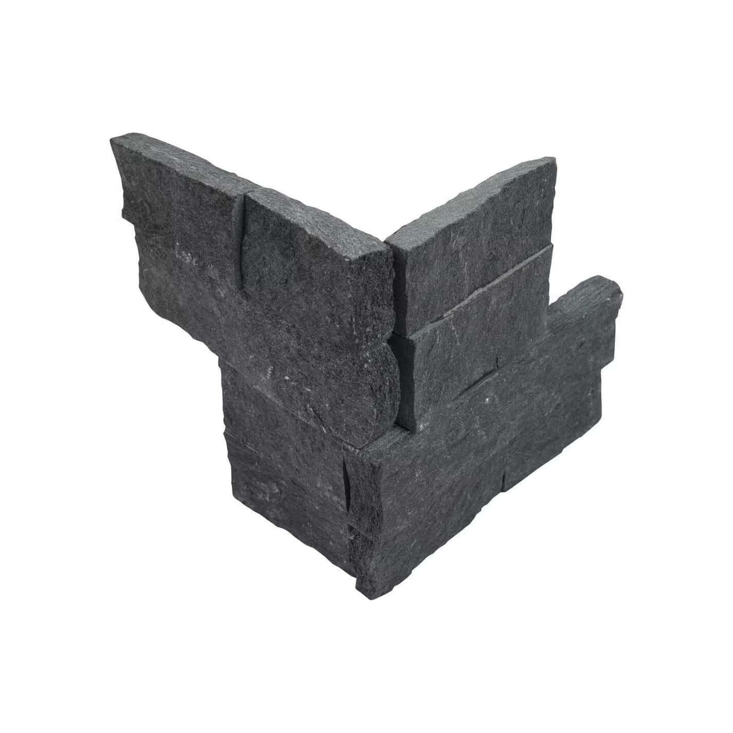Premium Black Slate Ledger Corner 6” x 12” x 6”