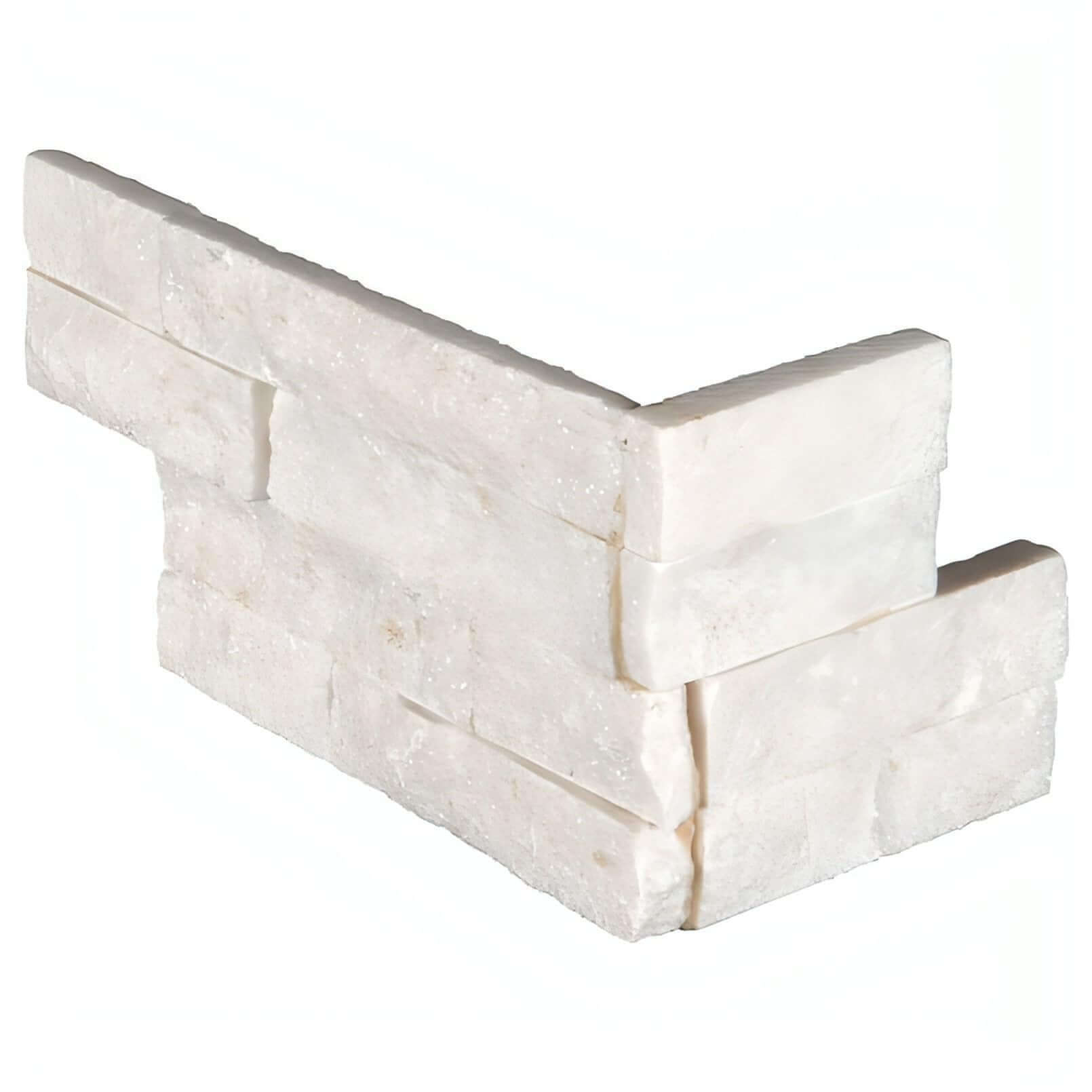 Rockmount Arctic White Corner"L"Panel  6x18