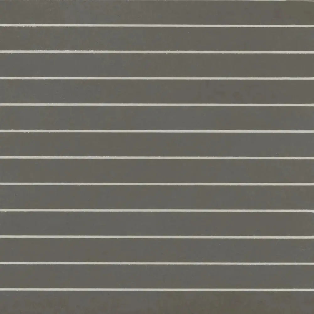 Sahara 1" x 12" Matte Porcelain Mosaic Tile in Dark