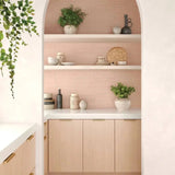 Sahara 1" x 12" Matte Porcelain Mosaic Tile in Rose