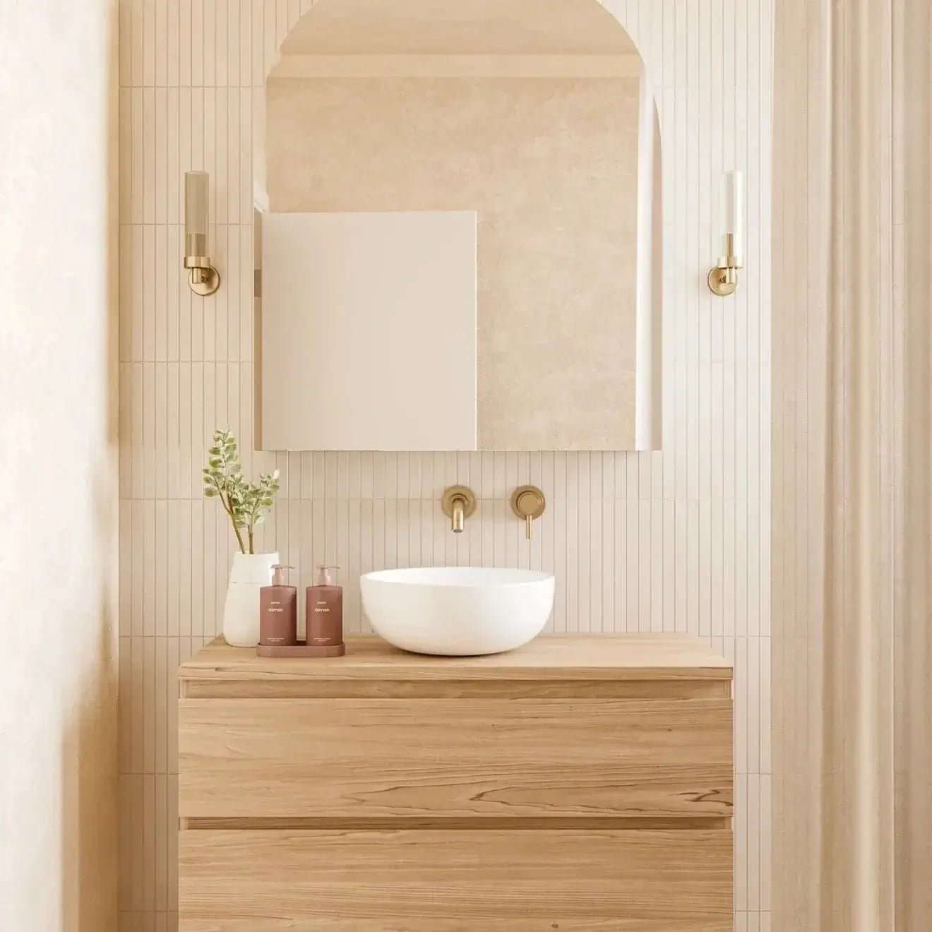 Sahara 1" x 12" Matte Porcelain Mosaic Tile in White