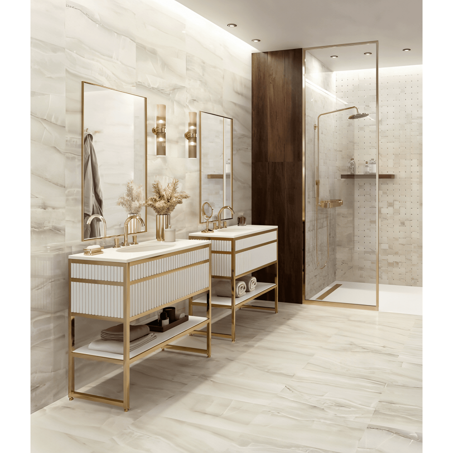 Sant'Agostino Akoya Ivory Polished 12 x 24