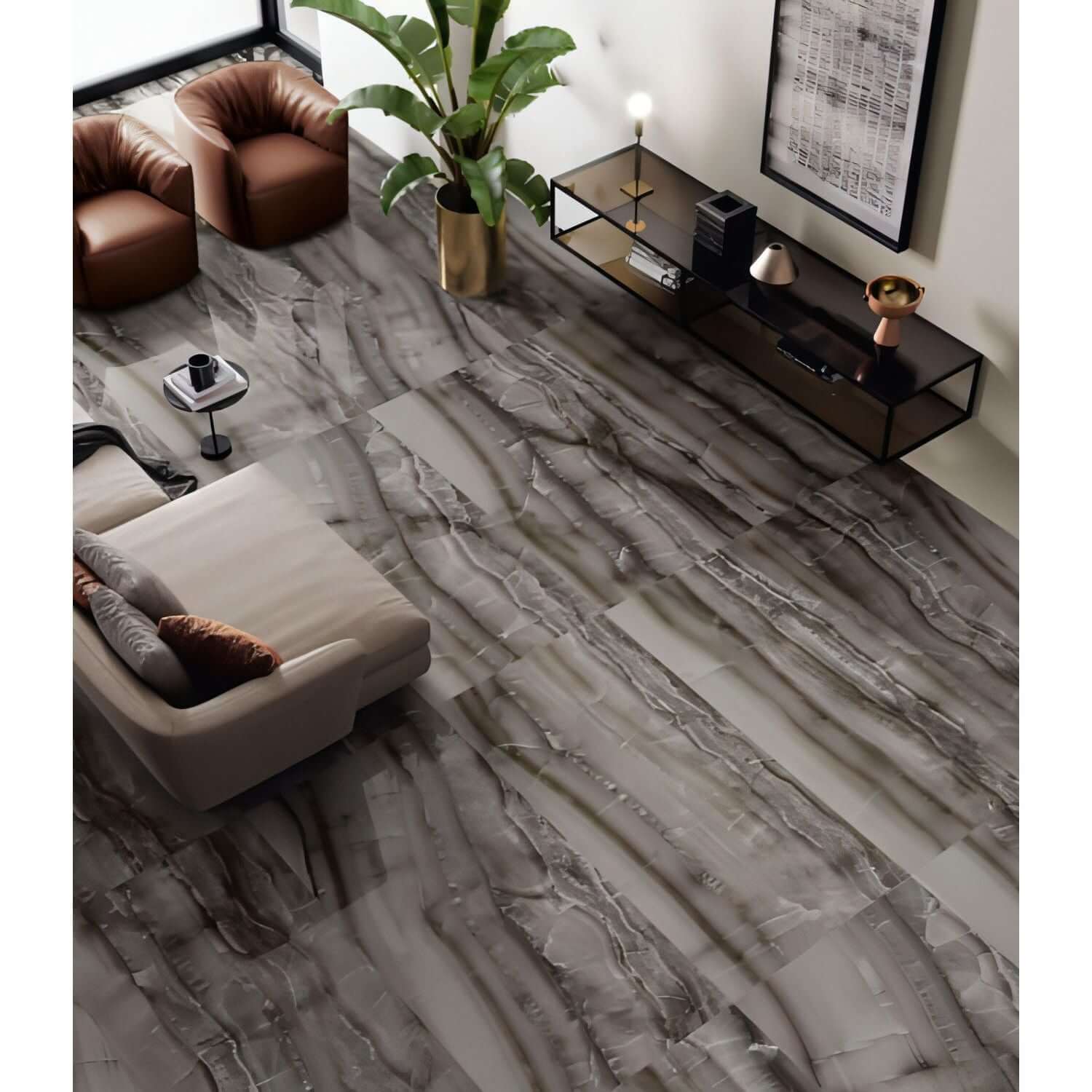 Sant'Agostino Akoya Ocean Polished  12 x 24