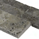 Silver Travertine 6x24 Ledger Panel