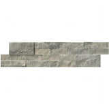 Silver Travertine 6x24 Ledger Panel