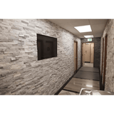 Silver Travertine 6x24 Ledger Panel