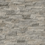 Silver Travertine Ledger Corner