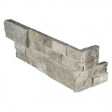 Silver Travertine Ledger Corner