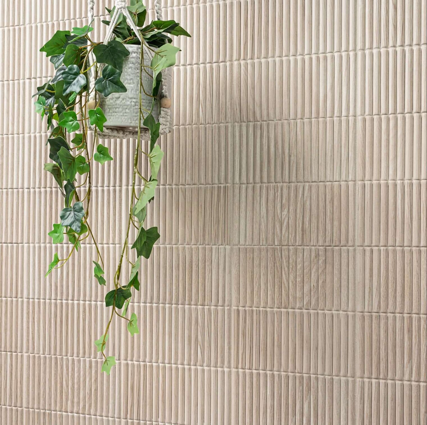 Sinfonia Piano Abedul Porcelain Wall Tile 3D Fluted Design