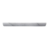 Carrara White Italian Marble Quarter Round Bullnose Trim Honed