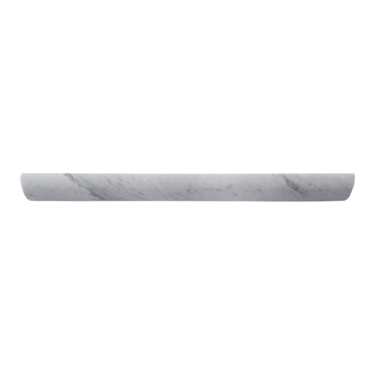 Carrara White Italian Marble Quarter Round Bullnose Trim Honed