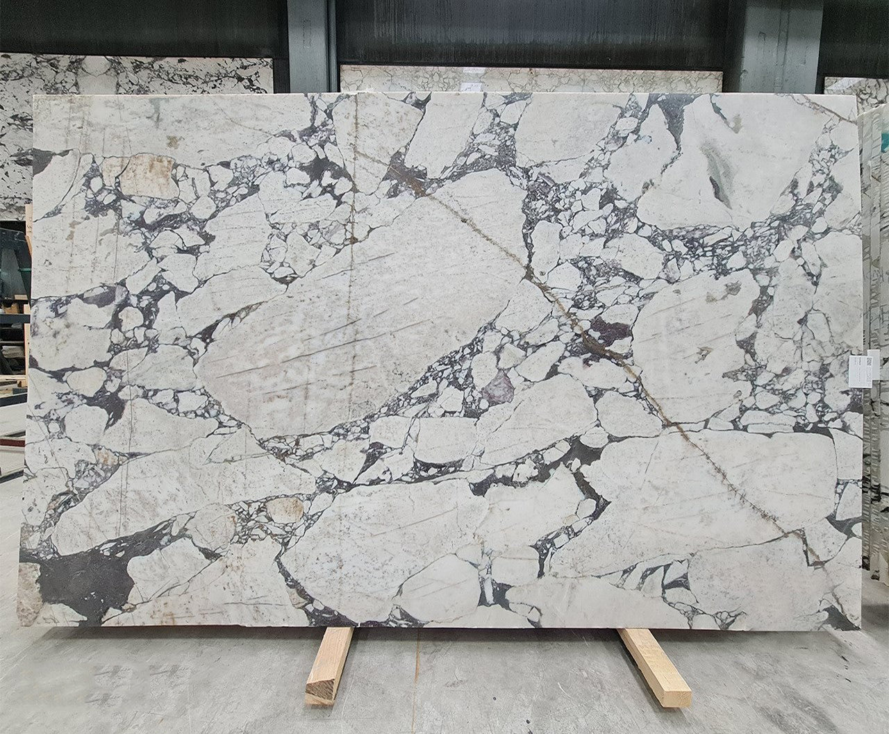 Calacatta Viola Marble 3/4" Thickness  Slab Polished