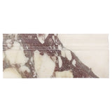 Calacatta Viola Marble Baseboard Molding Honed