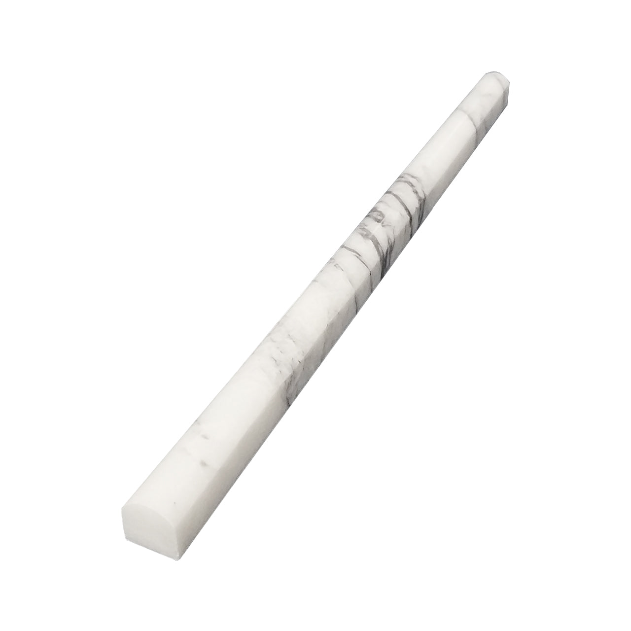 Lilac Marble Bullnose Pencil Molding Polished