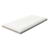 3x6 Bianco Dolomite Marble Wide Bevel Subway Tile Honed