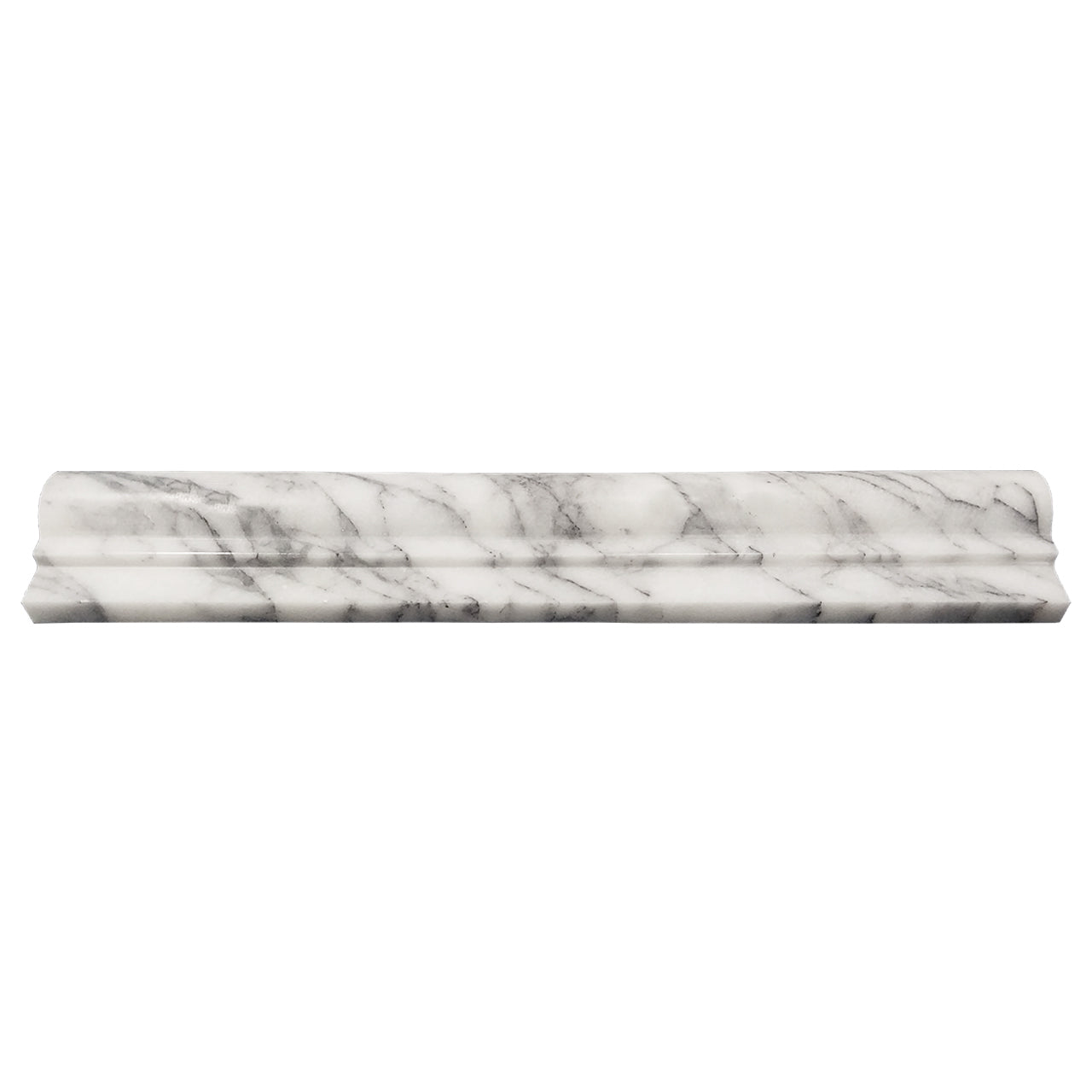 Lilac Marble Ogee 1 Chairrail Molding Honed