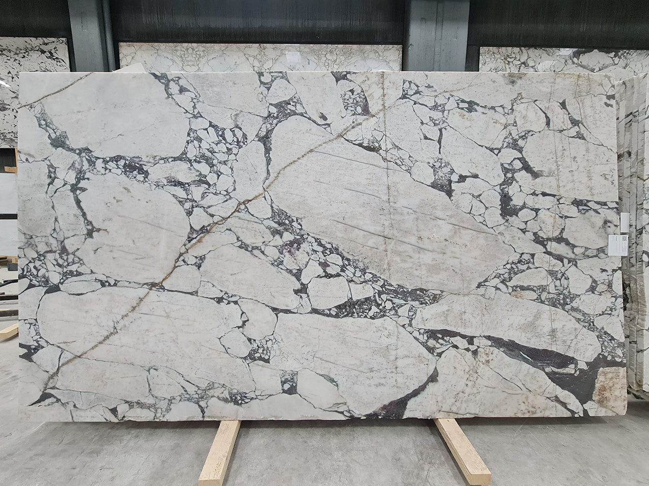 Calacatta Viola Marble 3/4" Thickness Slab Honed
