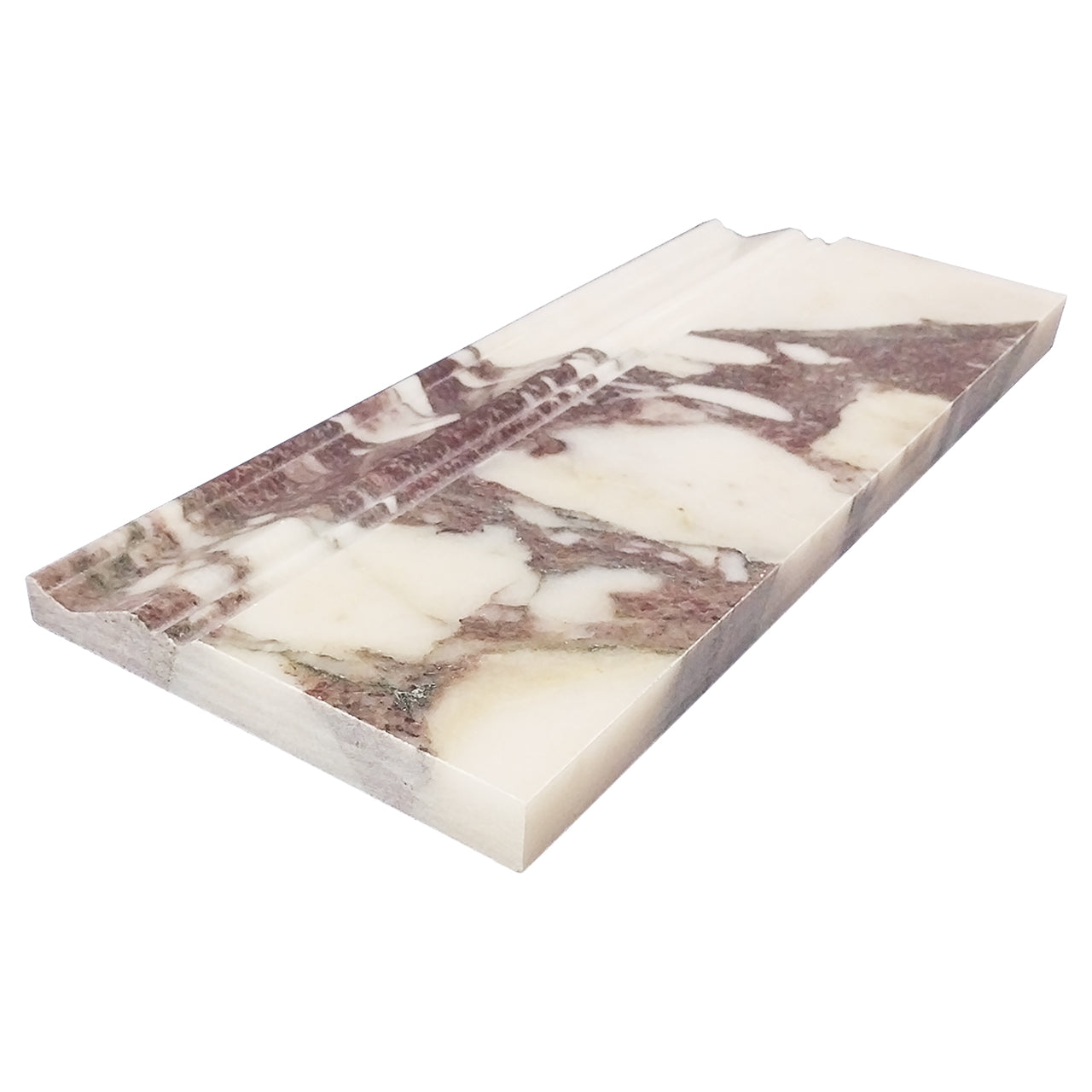 Calacatta Viola Marble Baseboard Molding Polished