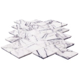Lilac Marble Large Diamond Mosaic Tile Polished