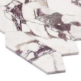 Calacatta Viola Marble Picket Mosaic Tile Polished