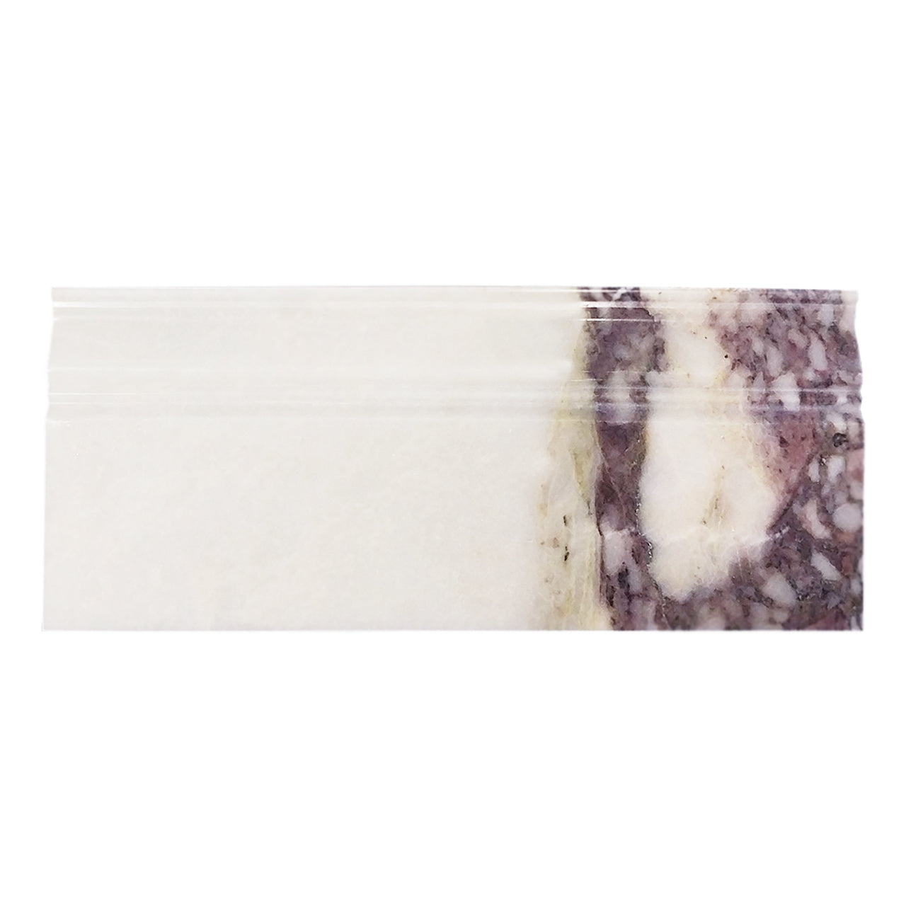 Calacatta Viola Marble Baseboard Molding Polished