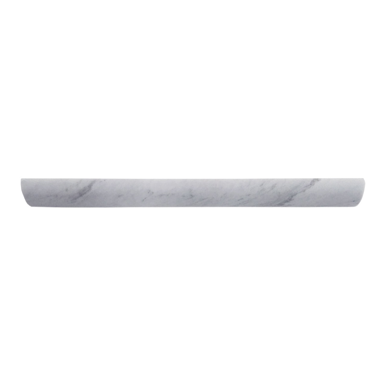 Carrara White Italian Marble Quarter Round Bullnose Trim Polished