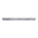 Carrara White Italian Marble Quarter Round Bullnose Trim Polished