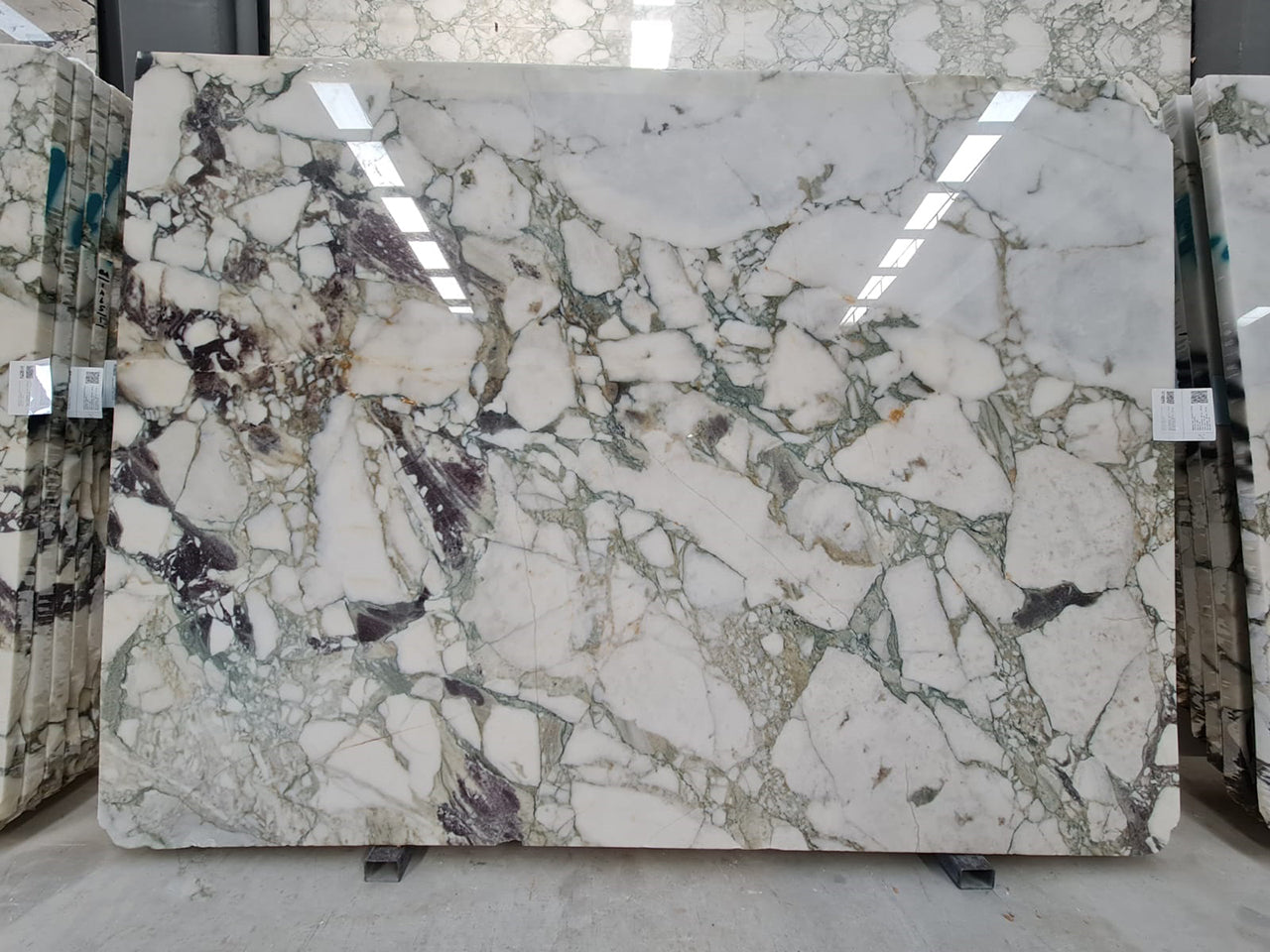 Calacatta Viola Marble 1 1/4" Thickness Slab Polished