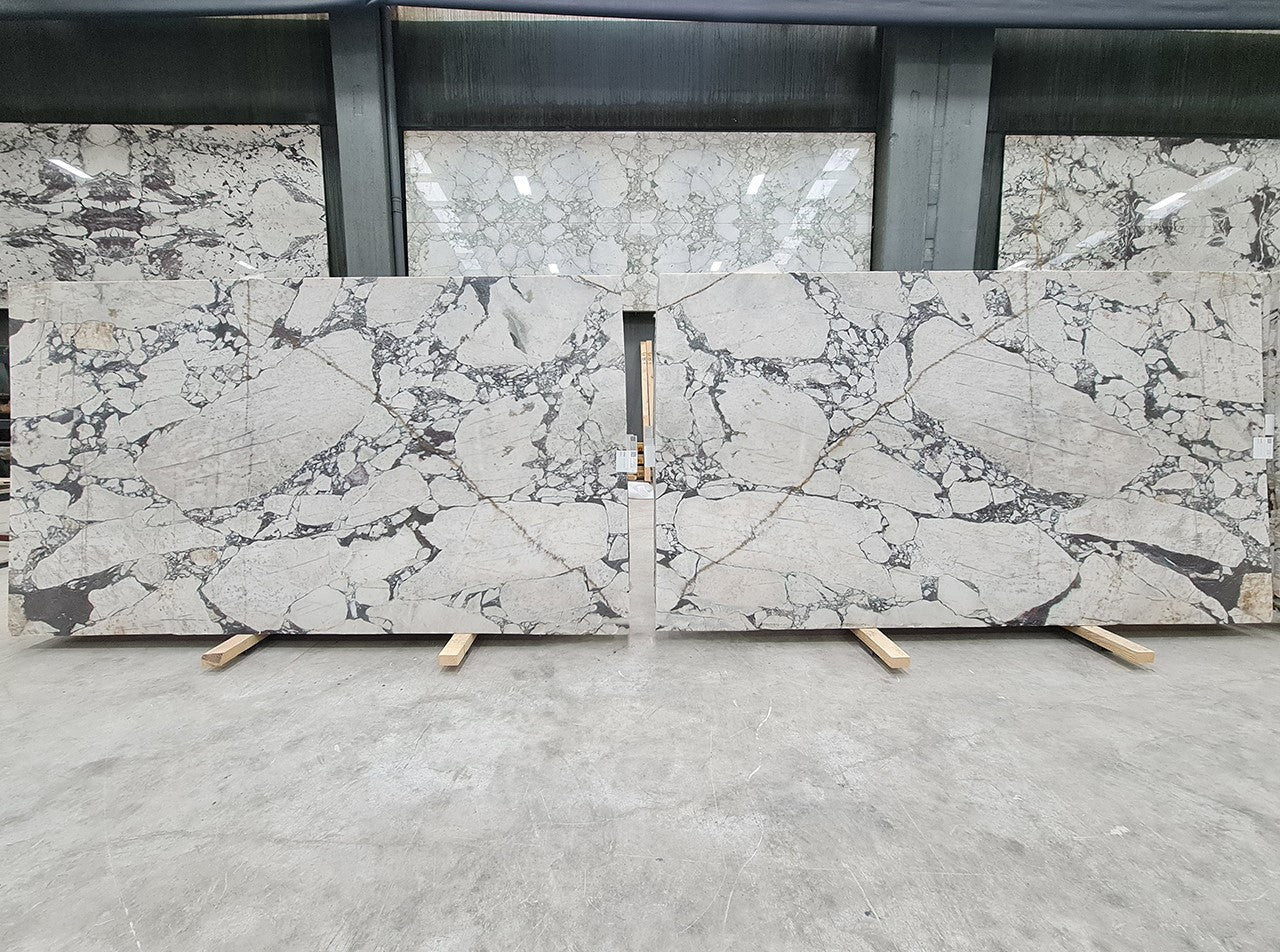 Calacatta Viola Marble 3/4" Thickness Slab Honed