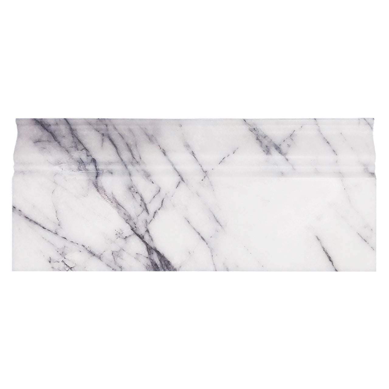 Lilac Marble Baseboard Molding Honed