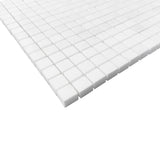 Bianco Dolomite Marble 5/8x5/8 Mosaic Tile Polished