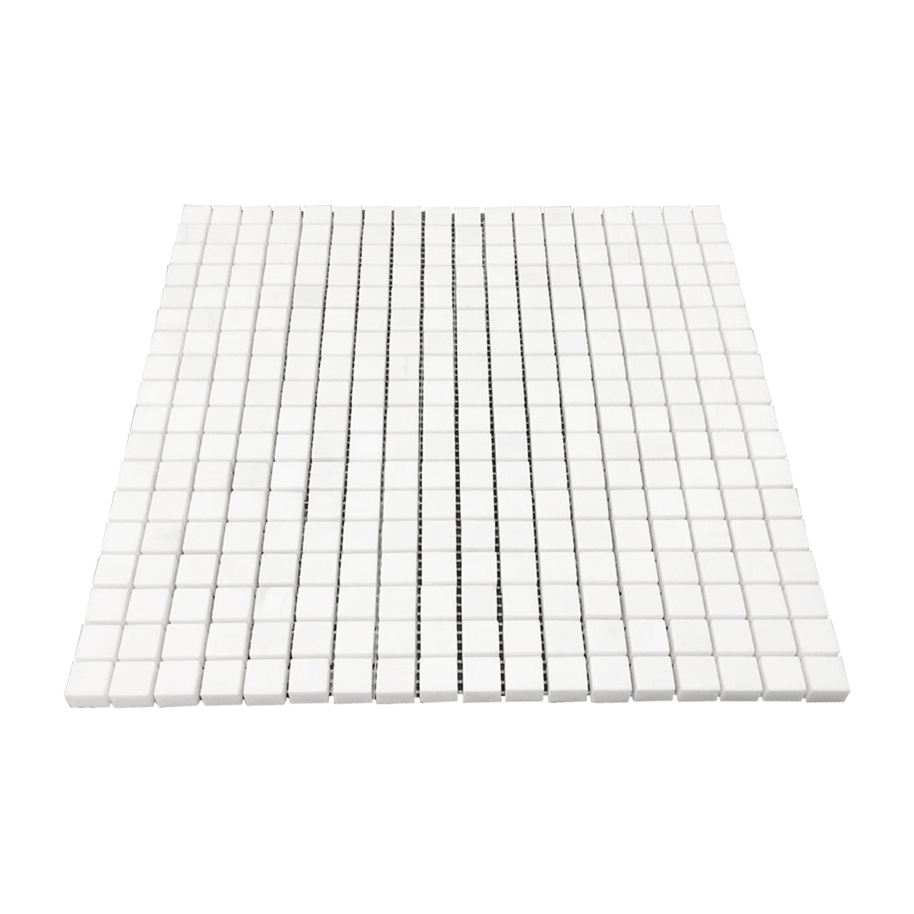 Bianco Dolomite Marble 5/8x5/8 Mosaic Tile Honed