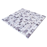 Calacatta Viola Marble Target Pinwheel with Dolomite Dots Mosaic Tile Polished