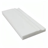 Thassos White Marble Polished Baseboard Skirting Molding 4 3/4x12