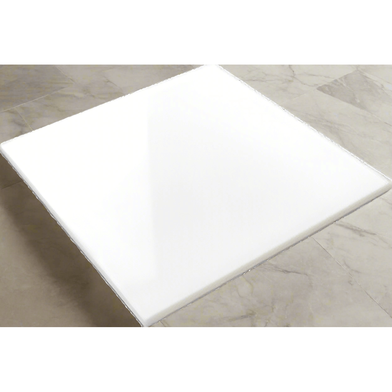 Thassos White Premium Marble Tile From Greece 12x12, 3/8