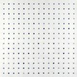 12x12 Thassos Blue BasketWeave Polished Marble Mosaic Tile