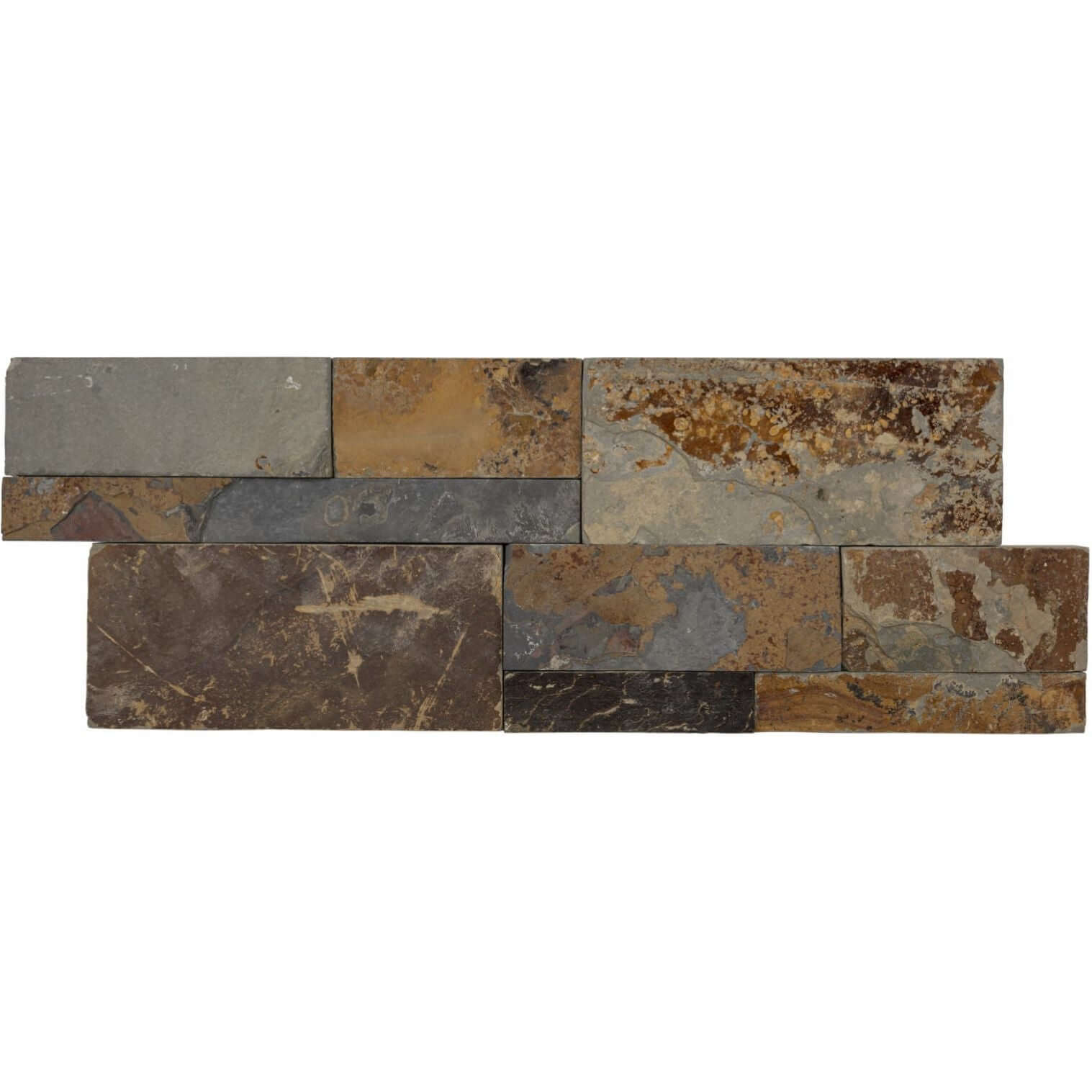 XL California Gold Slate Splitface 9x24 Ledger Panel